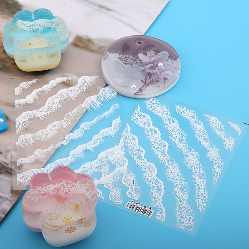Resin Art Equipment - Dalga etiket reçine dolgu kristal epoksi