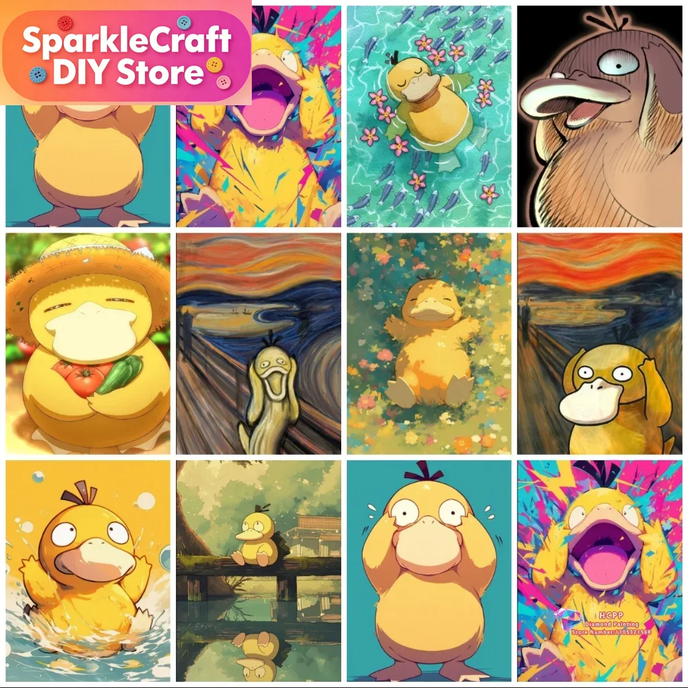 1 adet çerçevesiz Psyduck Kari - Resin Art Work incelemesi ve fiyatı